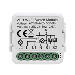 Реле GIRIER 2CH Wi-Fi Switch Module